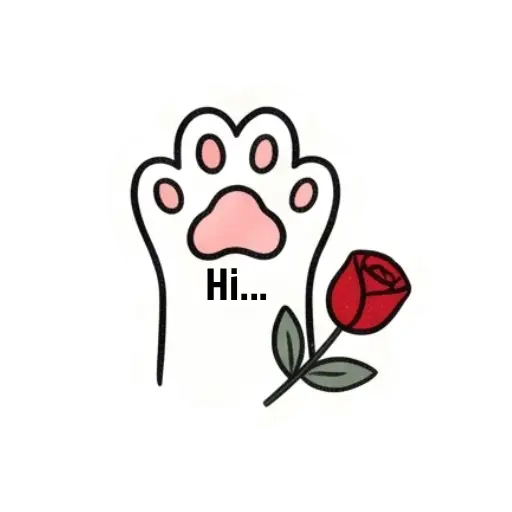 cat, cat lover, romantic, love, cute, WhatsApp stickers, stickers, love message (8)